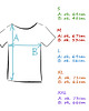 t-shirt damskie Czarna kreska czarny Oversize 2
