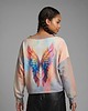 bluza bez kaptura damska Bluza Nidra pastelowe skrzydła oversize Auri Lili unikat L 3