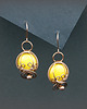 kolczyki wire wrapping Kolczyki z agatem 7