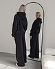 komplety damskie Aba komplet oversized kangurka i szerokie spodnie wide leg Black 5