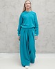 komplety damskie Sarai wygodny komplet bluza i szerokie spodnie z zakładkami Alexandrite 4