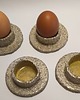 pojemniki kuchenne Podstawki na jajka w kształcie jajka sadzonego 2