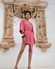 sukienki mini damskie Kimono MARLA CORAL 3