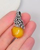 wisiory Kropla miodu - wisior wire-wrapping 1