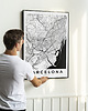 plakaty Plakat Barcelona - mapa 6