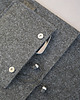 etui na laptopa IPAD AIR 2 / AIR charcoal case // skóra filc 5