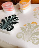 stemple Ręcznie robiony stempel do tworzenia kartek, mlecz w stylu art nouveau 2
