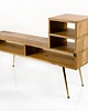 szafki Szafka RTV Dąb Loft Drewno Lite  130 cm  RTV-8 3