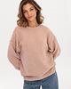 swetry damskie Sweter Cashmere Hug Brudny Róż 3