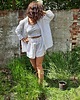 szorty damskie Szorty lniane handmade 1
