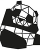 dekoracje - na ścianę TAPETA W GEOMETRYCZNE WZORY z drewna PANDA 3D 1