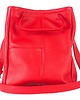 torby na ramię Skórzana torebka - worek czerwony 3