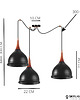 lampy wiszące Lampa Spyder Wiszaca LOFT Industrial 1