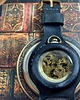 zegarki męskie Zegarek mechaniczny, nakręcany, skeleton DC 042 - Black Vintage - Złoty Smok 2