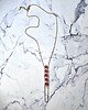 bransoletki ze szkła Bransoletka z pierścionkiem Glass Stones 2w1 2
