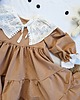 sukienki dla dziewczynki Sukienka Dresowa Beżowa Dress 7