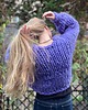 kardigany damskie 100%  WELNA chunky kardigan 1