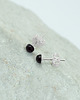 kolczyki srebrne Kolczyki sztyfty onyks 3mm  srebro 925 4