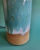 lampy stołowe Lampa boho z ceramiczną podstawą i abażurem ze sznurka 4