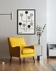 plakaty Plakat abstrakcyjny, abstrakcja, geometria - Blossom, Kwiaty 1