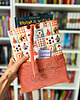 pokrowce i etui - różne Personalizowane etui na książkę, book sleeve ze sztruksu, Tea & Books 4