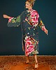 szlafroki damskie Kimono szlafrok  -Magic Peony 1