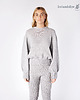 bluza z kapturem damska Dzianinowa krótka bluza z kapturem 1
