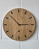 zegary Minimalistyczny zegar ścienny z litego dębu 2