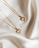 złote naszyjniki Naszyjnik z zawieszką z masy perłowej serce 2