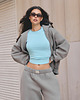 bluza z kapturem damska Bluza z kapturem PUFFA ZIP Shadow damska 5