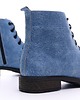 botki damskie Botki skórzane styl jeans (6667) 6