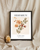 grafiki i ilustracje PLAKAT herbarium kwiaty jesienne 8