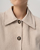 kurtki damskie Kurtka BUTTON Crema 1