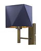 kinkiety Elegancki kinkiet do salonu MEDAN GOLD z abażurem 5