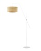lampy podłogowe Rattanowa lampa stojąca z regulowanym ramieniem w stylu boho BILBAO BOHO 3