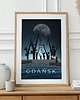 plakaty Plakat Gdańsk Dźwigi (Noc) 1