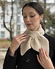 szale damskie Retro szalik 100% wełna merino beż 4