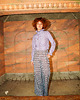spodnie materiałowe damskie Blue Optic Pants 2