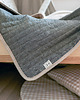 koce i narzuty Vintage stripes antracyt  - narzuta 3