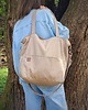 torby na ramię Lazy bag Pocket torba ciemnobeżowa bawełniana eco 3