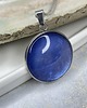 naszyjniki - inne Wisiorek w odcieniu perłowego lapis-lazuli Dolunay e35/46 1