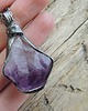 wisiory geometryczny naturalny AMETYST 2