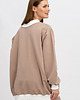 bluza bez kaptura damska Bluza ,,COMFORT" capucino 3