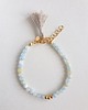 bransoletki z kamieni naturalnych Bransoletka UNO akwamaryn, lniany chwost 1