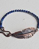 bransoletki z kamieni naturalnych Bransoletka z kutej oksydowanej i lapis lazuli /1/ 3