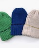 czapki damskie Wełniana czapka z dodatkiem błyszczącej nitki handmade żółta 7