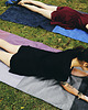 koce i narzuty THE RELAXATION MAT - multifunkcjonalna pomarańczowo-różowa mata patchworkowa 6