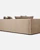 sofy i szezlongi Sofa MALMO brązowy welur, skandynawski design 4