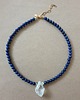 chokery Naszyjnik z wisiorem ROOTS lapis lazuli, prasiolit 1
