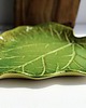 patery i talerze Duża Patera dekoracyjna talerz  ceramiczny LIŚĆ 2